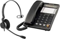 Телефон с гарнитурой Jabra 2300 Mono + Panasonic KX-TS2365 RUB