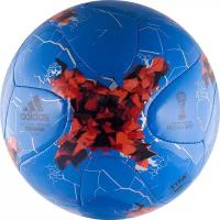 Мяч для пляжного футбола Adidas Krasava Praia, 5, синий, Профессиональный, Машинная сшивка