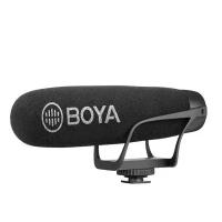 Супер-кардиоидный микрофон пушка BOYA BY-BM2021 для фото, видеокамер, диктофонов и смартфонов