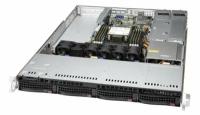 Серверная платформа Supermicro SYS-510P-WTR /1U/1x4189/ 8xDDR4-3200 RDIMM/LRDIMM/ 4x3.5"