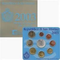Клуб Нумизмат Набор монет Выпуск монет 2003 Сан-Марино 2003 года Евро был введён в Сан-Марино 1 января 2002 года, заменив прежнюю валюту — санмаринскую лиру