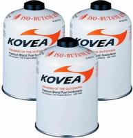 Баллон газовый (3 шт) KOVEA (Изобутан/Пропан) 450 гр, KGF-0450