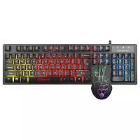 PC Игровой набор Marvo KM409: клавиатура и мышь с подсветкой, ПК