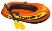 Надувная лодка Intex Explorer-200 (Set), 185х94х41 см, арт. 58331