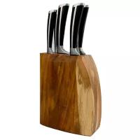 Набор GiPFEL Woode 5 ножей с подставкой