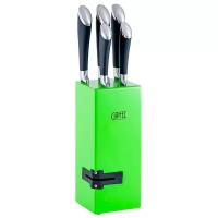 Набор GiPFEL 5 ножей с подставкой 8448
