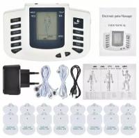 Массажер стимулятор Electronic Pulse Massager 2 / Миостимулятор для укрепления мышц / Массажер для похудения