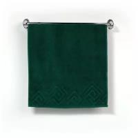 ДМ-люкс Полотенце махровое «Poseidon» цвет зелёный, 70х130