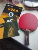 Ручная сборка! Ракетка для настольного тенниса / yinhe 9000e + palio AK 47 yellow (Универсальная сборка)