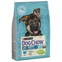 Корм для собак DOG CHOW Puppy Large Breed с индейкой для щенков крупных пород