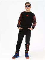 KRUTTO Спортивный костюм для мальчика подростковый оранжевый (р. 152)