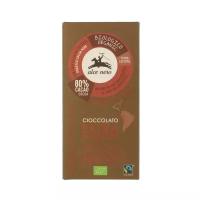 Шоколад Alce Nero горький с дроблеными зернами какао