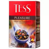 Чай черный Tess Pleasure с шиповником и яблоком листовой, 200 г