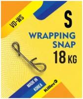 Застежка безузловая Wrapping snap №S 5 шт 12 кг Корея