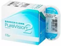 Контактные линзы Bausch & Lomb PureVision 2 HD, 6 шт., R 8,6, D -3,5