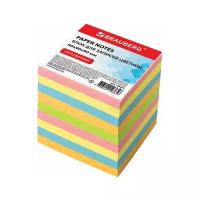Блок для записей BRAUBERG проклеенный, куб 9*9*9 см, цветной, 129207