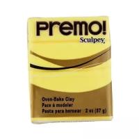 Полимерная глина Sculpey Premo 5525 (ярко-желтый), 57г