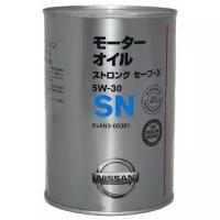 Полусинтетическое моторное масло Nissan SN Strong Save X 5W-30, 1 л