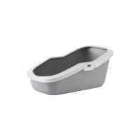 Туалет-лоток для кошек SAVIC Aseo 56х39х27.5 см серый