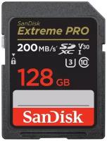 Карта памяти SanDisk Extreme Pro SDXC 128GB UHS-I U3 V30 R200/W90MB/s (SDSDXXD-128G-GN4IN)