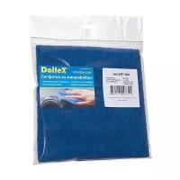 Салфетка из микрофибры Dollex SPT-001, 30х40 см, синяя