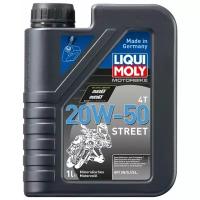 Минеральное моторное масло LIQUI MOLY Motorbike 4T 20W-50 Street, 1 л