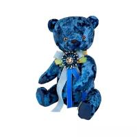 Мягкая игрушка BernART Медведь сапфировый 30 см