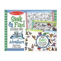 Melissa & Doug Раскраска с наклейками. Seek & Find Sticker Pad - Adventure (30151)