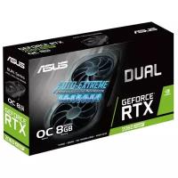 Видеокарта ASUS DUAL GeForce RTX 2060 SUPER 1470MHz PCI-E 3.0 8192MB 14000MHz 256 bit DVI DisplayPort 2xHDMI HDCP EVO V2 OC