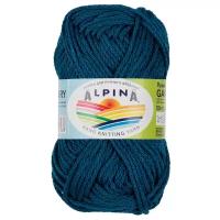 Пряжа Alpina "GARRY" 100% мерсеризованный хлопок №16 апатит (сине-зеленый) - 10 мотков по 50 г