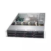 Сервер Supermicro SuperServer 6029P-TR без процессора/без ОЗУ/без накопителей/количество отсеков 3.5" hot swap: 8/LAN 1 Гбит/c