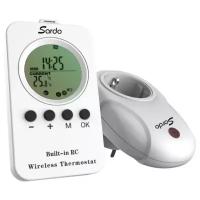 Терморегулятор Sardo ST-600RSP 2.4ГГц программируемый беспроводной с дистанционным управлением розетками для электрических обогревателей, котлов, теплых полов и вентиляторов