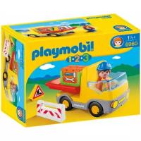 Набор с элементами конструктора Playmobil 1-2-3 6960 Дорожные работы