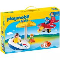 Набор с элементами конструктора Playmobil 1-2-3 6050 Веселые каникулы