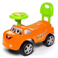 Каталка детская Dreamcar Babycare (музыкальный руль), оранжевый