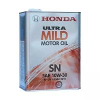 Полусинтетическое моторное масло Honda Ultra Mild 10W30 SN, 4 л