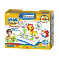 Duolegu toys Конструктор-мозаика Magic Plate Puzzle, 205 деталей