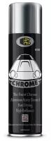 Хром Chrome аэрозольная краска на акриловой основе 300мл Bosny