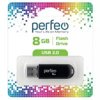Perfeo Носитель информации Perfeo USB Drive 8GB C03 Black PF-C03B008 Черный