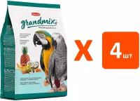 PADOVAN GRANDMIX PAPPAGALLI корм для крупных попугаев (2 кг х 4 шт)