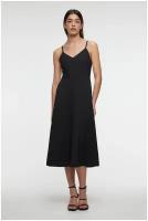 Платье-сарафан миди креповое на тонких бретелях Befree 2321482557-50-XXS черный размер XXS