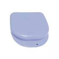 StaiNo Denture Box Slim – Бокс пластиковый ортодонтический, 82*85*29 мм, голубой