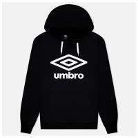 Мужская толстовка Umbro FW Large Logo Hoodie чёрный, Размер XL
