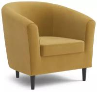 Кресло мягкое Salotti Веста, велюр, цвет желтый, 79х72х79 см