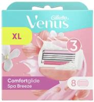 Venus ComfortGlide Spa Breeze Сменные лезвия, 8 шт