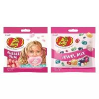Конфеты Jelly Belly Bubble Gum 70 гр. + Jewel Mix 70 гр. (2 шт.)