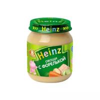 Пюре Heinz Овощи с форелькой (с 8 месяцев) 120 г, 120 г, 12 шт.