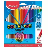 Maped Цветные карандаши Color Pep's Strong 24 цвета (862724)
