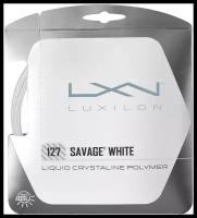 Теннисная струна Luxilon Savage White