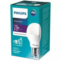 Лампа светодиодная Philips Essential LED 7-63W 8718699616168 E27, A55, 7Вт, 4000К